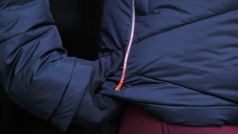 Covalliero LED Steppjacke mit LED Applikationen