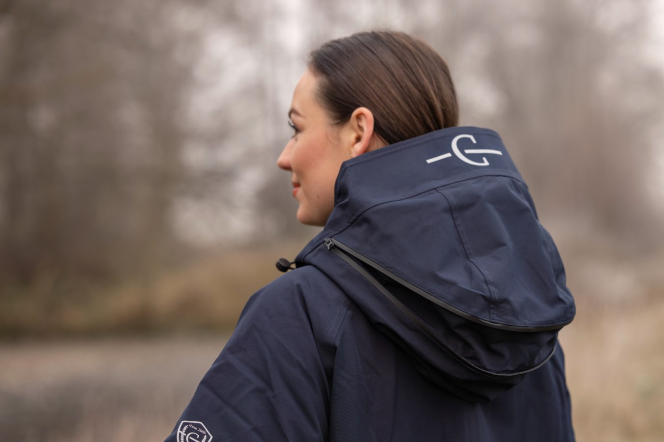 Manteau De Jour SELLEAT Cavalière Sur Mesure T12 Antonio & Charles, Gris Fourmi